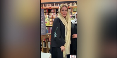 استایل روز: نگاهی به استایل شیک و ایرانی پسند شیلا خداداد در جشن امضای کتاب اُمید، مزین شده با اشعار مولانا و جواهردوزی با 3000 کریستال