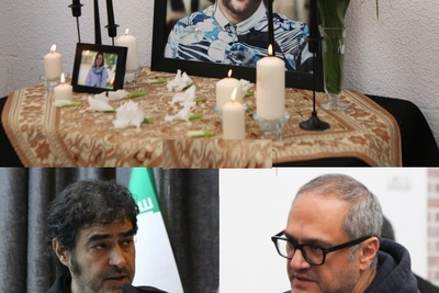 حضور بازیگران و هنرمندان ایرانی در مراسم یادبود زنده‌یاد «جواد گنجی» یکی از جانباختگان حوادث دی ماه/ شهاب حسینی، رامبد جوان، دیبا زاهدی، بهرام افشاری، شهره سلطانی و...