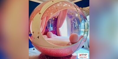 (عکس) خلاقیت و ایده ای لاکچری و رویایی در طراحی تخت کودک/ واقعا عجب طراحی حیرت انگیزی!