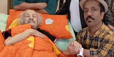 اوضاع خونه و زندگی سعید پیردوست زمانی که هنرمندان به عیادتشان رفته بودند/ بوفه اعیانی پر از بلور و کریستال، آشپزخانه مجهز، تخت مخصوص بیمارستان و...