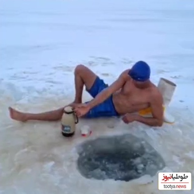 این شما و این جوانی از آذربایجان شرقی که در سرمای استخوان‌سوز، این طور مردم رو غافلگیر کرد+ویدیو