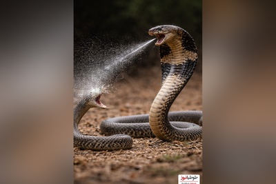 (ویدئو) مستند حیات وحش حیوانات/  نبرد سرسخت مار موذی و مار کبری