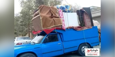 خلاقیت  خنده‌دار راننده نیسان بی‌اعصاب ایرانی در نوشته پشت کامیونی حماسه ساز شد/ داداش این طوری که منم ترسیدم😂