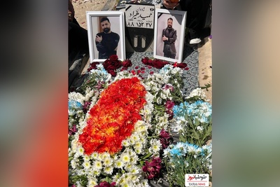 اشک‌های تلخ مادر حمید هیراد در مراسم چهلم جگرگوشه‌اش/ کاش هیچ مادری داغ فرزند نبینه🖤
