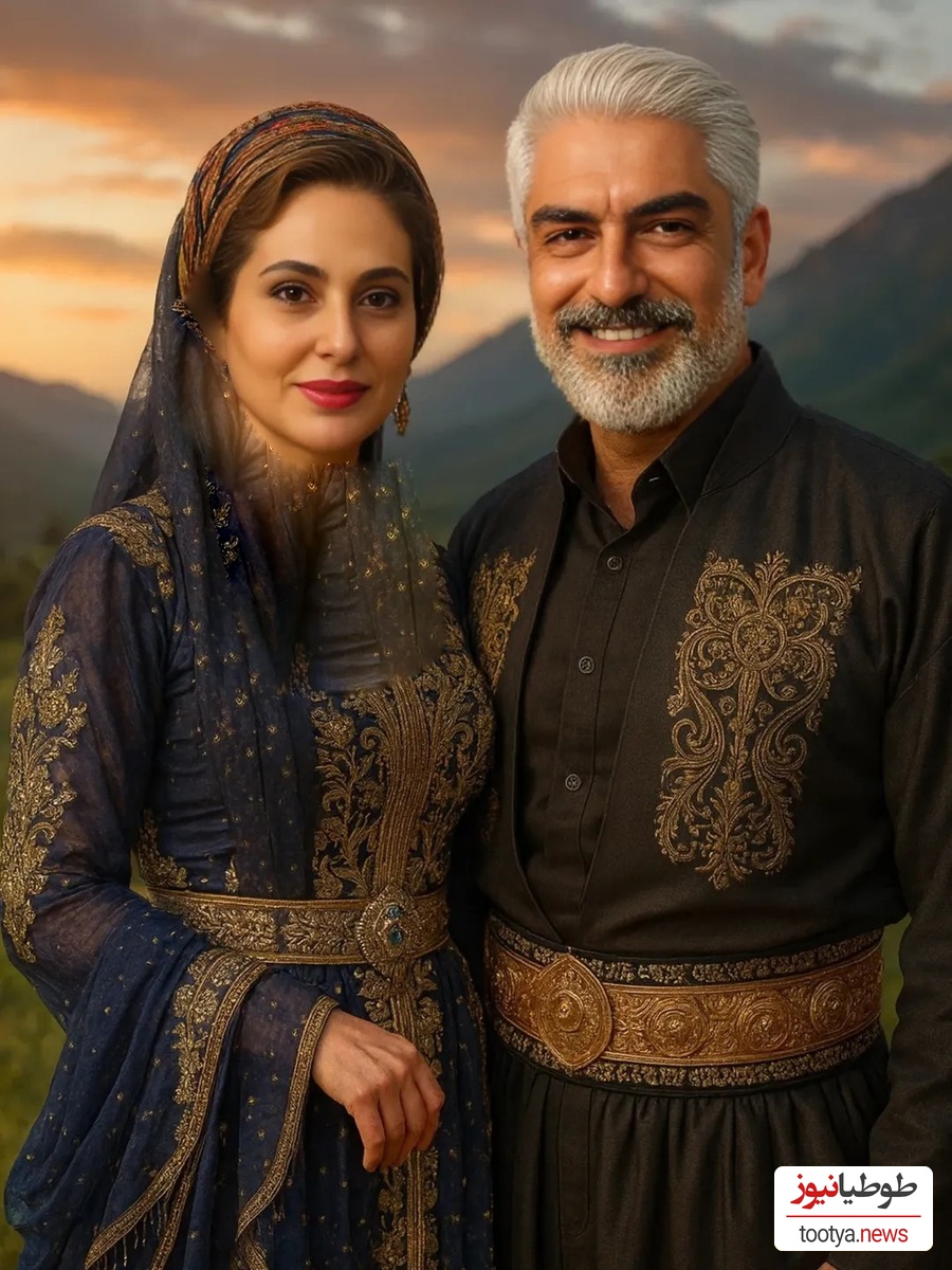 مهدی پاکدل و رعنا آزادی ور