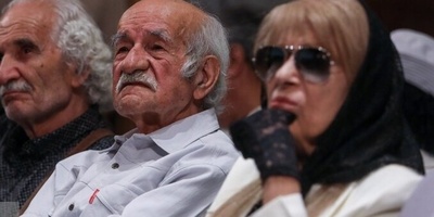 حضور هنرمندان در مراسم یادبود استاد ناصر تقوایی/ مارال بنی آدم و علی سرابی، سمیرا حسن پور، پوران درخشنده، تهمینه میلانی