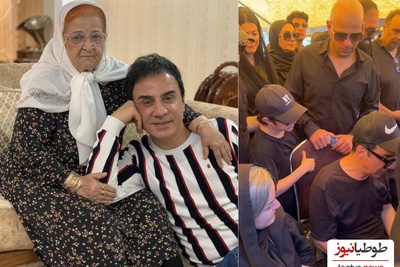 حضور هنرمندان برای تسکین غم «عمو پورنگ» در مراسم تشییع «ننه نقلی»؛ هلیا امامی، کمند امیرسلیمانی و...