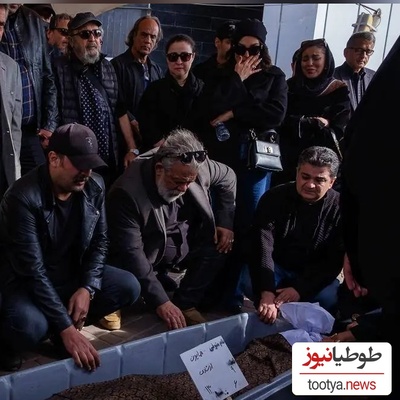 اشک های تلخ مصطفی زمانی و حسن پورشیرازی موقع نماز میت خواندن همایون ارشادی+ تصاویر حاشیه‌ای از حضور  لیلابلوکات، فرهاد آئیش و سیروش مقدم