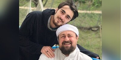 آغوش پر مهر و امنیت احمد خمینی برای دخترش ایران،/چه تصاویر نابی از این عشق ثبت کردن +تصاویر